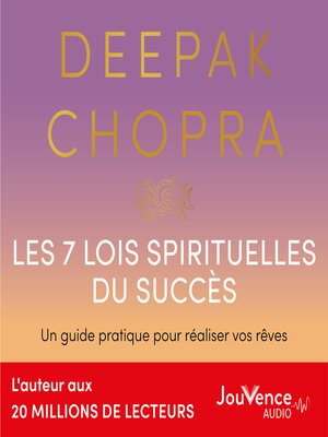 cover image of Les 7 lois spirituelles du succès